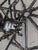 Wrought Iron Spark Fender with Spider Sculpture, 1970s For Sale - Image 10 of 18