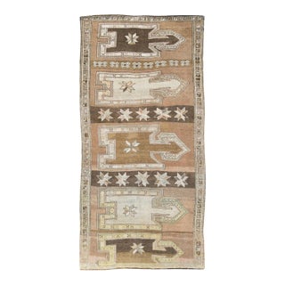 Galerie Shabab Collection Tribal Mid-20th Century Handmade Turkish Anatolian Gallery Rug For Sale