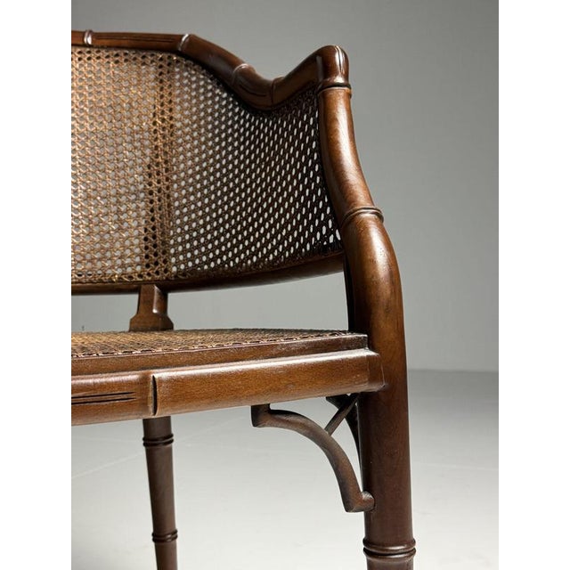 Vintage Faux Bamboo Chairs, Set of 4 For Sale - Image 11 of 18