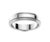 5.8 MM WIDE BEVELED EDGE Platinum Plain Wedding Band Ring 14.5 Grams, Estate For Sale - Image 17 of 18