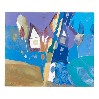 Gyula Subecz, Valley Hungary, 1981, Oil Painting For Sale