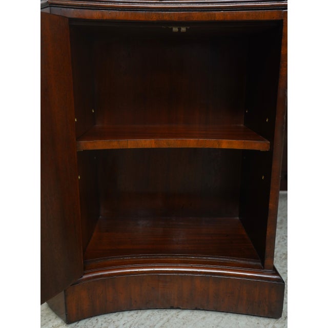Maitland Smith Leather Top Mahogany Executive Desk For Sale In Philadelphia - Image 6 of 18