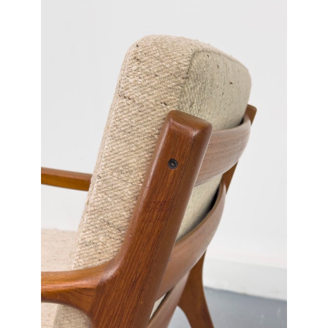 Wood Danish Senator Lounge Chair in Teak by Ole Wanscher for Cado, 1960s For Sale - Image 7 of 18