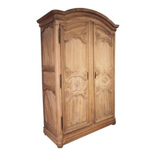 Early 18th Century Bleached French Walnut Armoire From the Île-De-France Region For Sale