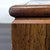 Vintage Wood and Glass Coffee Table With Brass Inlay For Sale In San Francisco - Image 6 of 8