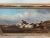 British 19th Century Hunting Charge Grey & Chestnut GallopingHorses Oil Painting Signed Thomas Smythe For Sale - Image 9 of 13