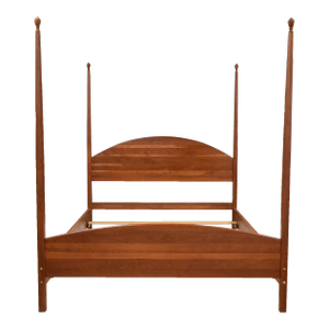 Mid 20th Century Modern Cherry Queen 4 Poster Bed