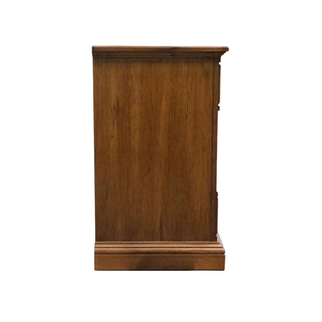 Thomasville Furniture Serenade Collection Burled Walnut Italian Neoclassical Tuscan Style 66" Triple Dresser 21211-130 For Sale - Image 13 of 16