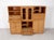 Brown Large Wall Unit in Wood Bamboo and Rattan by Unknown for Unknown, 1970s For Sale - Image 8 of 18