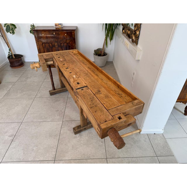 Antique Workbench, 1890s For Sale - Image 10 of 18