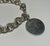 1990s Vintage 1990s Tiffany & Co. Sterling Silver Engravable Round Tag Bracelet – 36.21g For Sale - Image 5 of 8