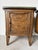 1960s Harold Schwartz for Romweber Demilune Pecan Three-Leg End Tables / Nightstands- A Pair For Sale - Image 5 of 13