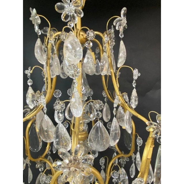Late 19th Century French Chandelier For Sale In Los Angeles - Image 6 of 8