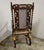 Antique Italian Renaissance Revival Carved Walnut Throne Hall Chair With Putti, Cane Back & Barley Twist Arms For Sale - Image 14 of 15