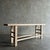 Mid-Century Modern Reclaimed Natural Elm Wood Sofa Table For Sale - Image 3 of 7