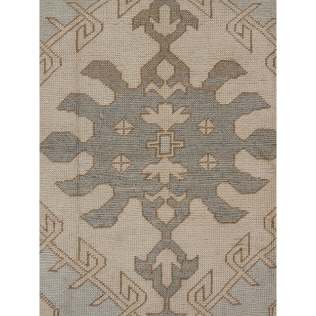 Vintage Circa 1940 Turkish Oushak Area Rug 4ft 5in X 7'ft 4in For Sale - Image 4 of 10