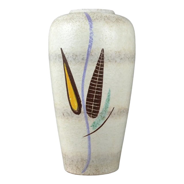 Abstract Floor Vase from Bay Keramik, 1960s For Sale