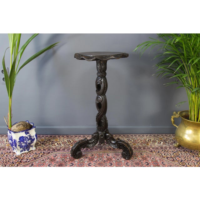 French Carved Pedestal Table For Sale - Image 4 of 18