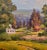 American White Farm House in a Country Side Landscape -1930s Impressionist Oil Painting For Sale - Image 3 of 8