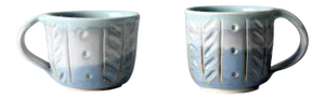 Vintage Studio Pottery Mugs Pair
