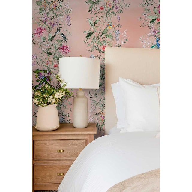 Our Mahjong Garden Stripe Wallpaper takes the timeless beauty of classic chinoiserie and gives it a fresh, collected feel....