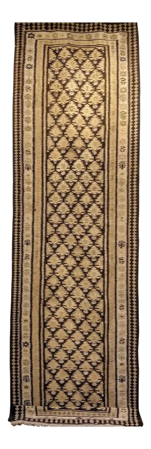1920s Vintage Persian Flat Weave Kilim Runner Rug - 3‚Ä≤3‚Ä≥ √ó 11‚Ä≤4‚Ä≥
