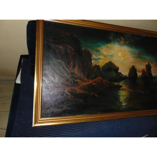Zdzisław Przebindowski, Landscape, Oil on Canvas For Sale - Image 4 of 11