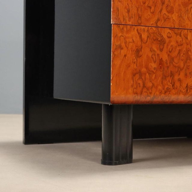 Wood Vintage Italian Sideboard in Lacquered Wood, 1980s For Sale - Image 7 of 11