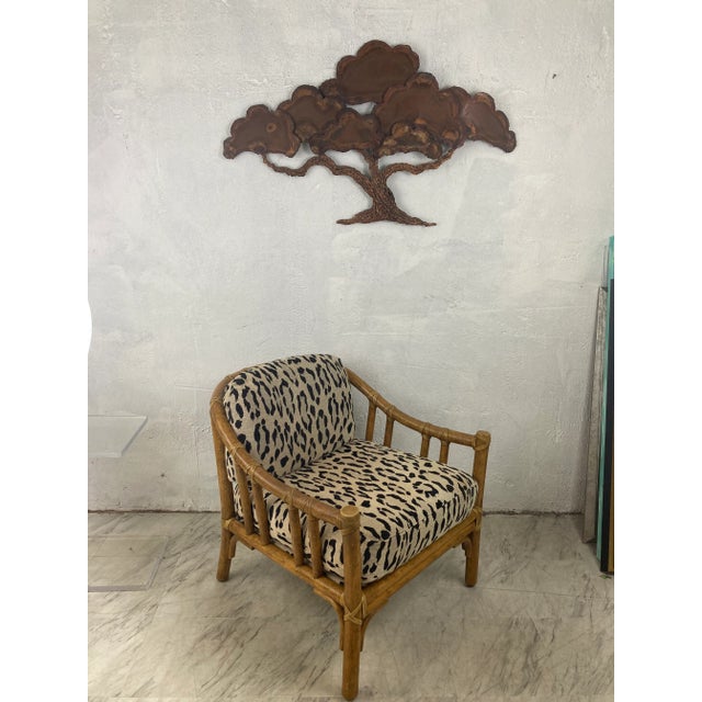 1960s Vintage Copper Wall Hanging in the Manner of Curtis Jere For Sale - Image 5 of 6