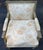 Vintage French Regency Parcel Gilt Upholstered Accent Armchair For Sale - Image 12 of 12