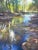 This pastel work captures the serene beauty of Oak Creek in Sedona, showcasing a tranquil stream surrounded by lush...