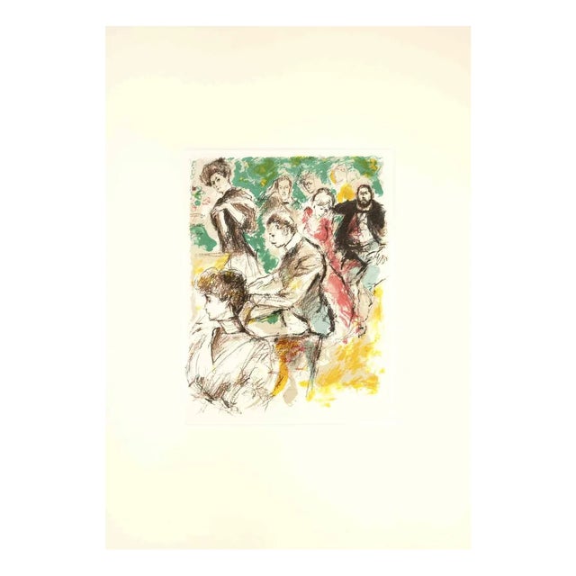 The Little Concert, Drawing, Early 20th-Century For Sale