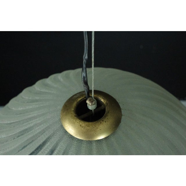 Murano Glass Pendant Lamp by Alfredo Barbini, 1980s For Sale - Image 10 of 16