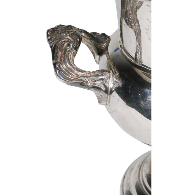 Sheffield Mid 20th Century Silver Plated Champagne Bucket Wine Cooler For Sale - Image 4 of 14