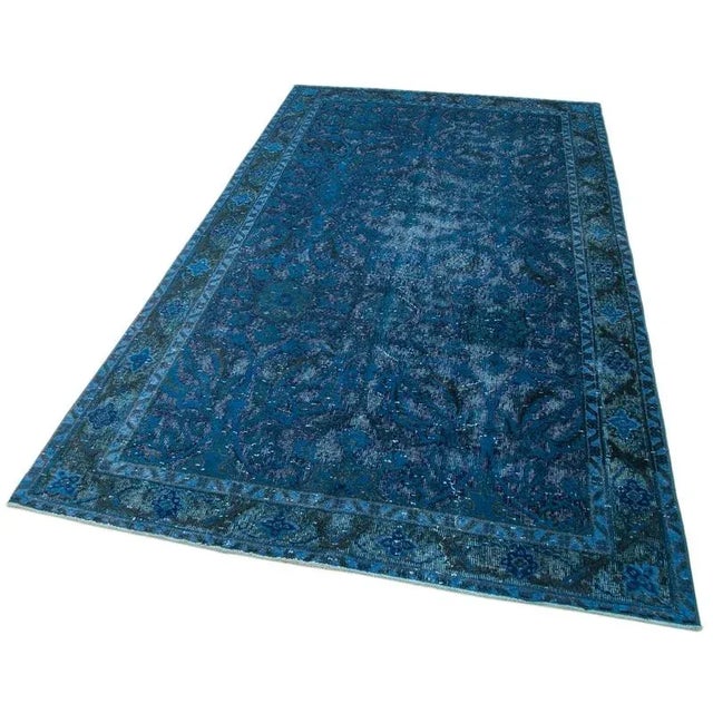 Turkish Hand Carved Rug For Sale - Image 3 of 7