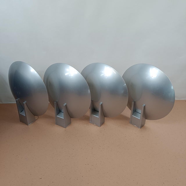 Stately Wall Lamps by Pierre Disderot for Soka, 1980s, Set of 4 For Sale - Image 11 of 11