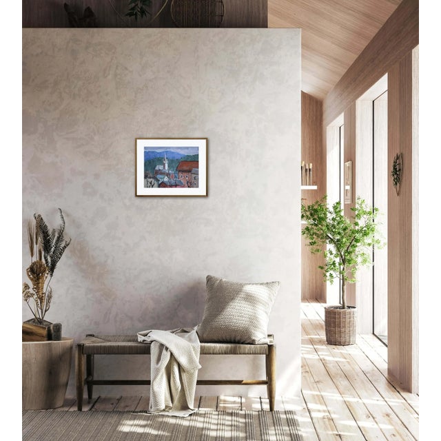 2020s Virginia City, Modern Impressionist Oil Painting For Sale - Image 5 of 7