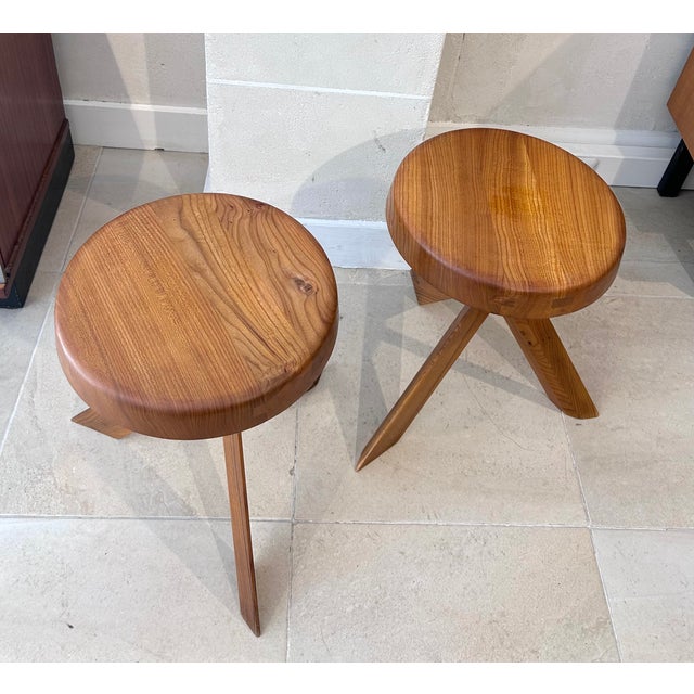 S28 Stools by Pierre Chapo, 1970, Set of 4 For Sale - Image 6 of 8