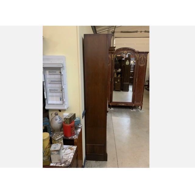 Antique Art Nouveau Roller Shutter Archive Cabinet from Soennecken, 1910 For Sale - Image 4 of 11