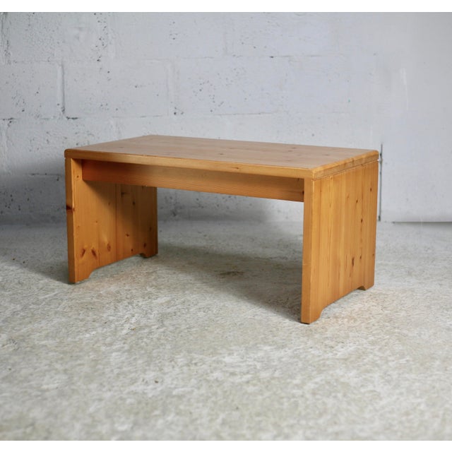 Pine Coffee Table by Charlotte Perriand for Les Arcs, France, 1960s For Sale - Image 11 of 17