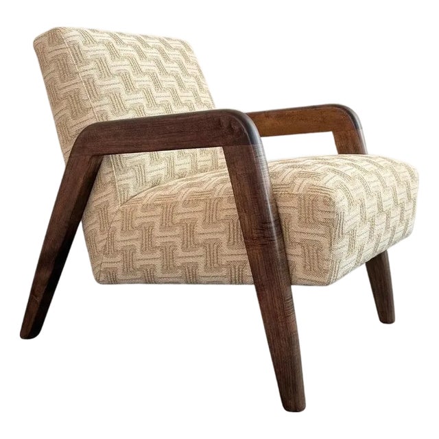 Early Mid-Century Modern Thonet Armchair Attributed to Russel Wright For Sale