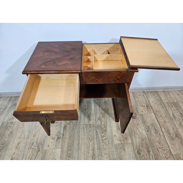 Art Deco Sewing Table, 1940s For Sale - Image 12 of 16