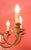 Beautiful chandelier made of polished brass in the Louis XV style. The chandelier is functional, in perfect condition. For...