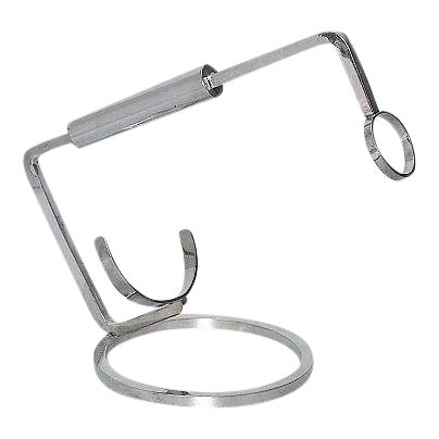 Jaques Adnet Modernist Design Silver Plated Wine Pourer For Sale