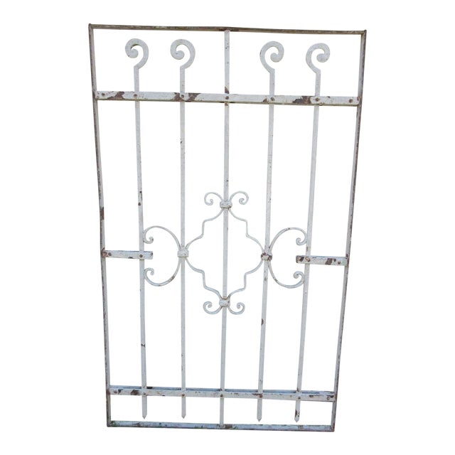 Antique Victorian Iron Gate For Sale