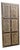 Vintage Floral Carved Wood Sliding Barn Door – Natural Rustic Statement Piece 82x32 For Sale
