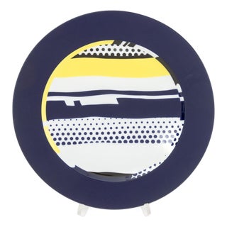 Roy Lichtenstein Rosenthal Porcelain Service Plate For Sale