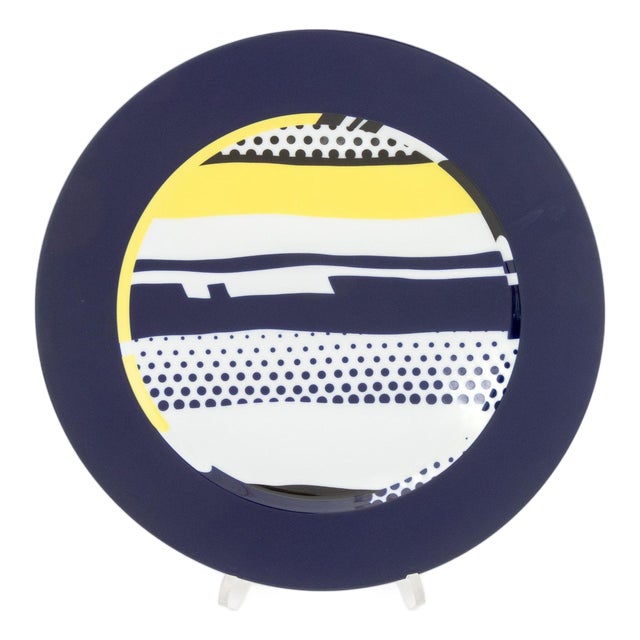 Roy Lichtenstein Rosenthal Porcelain Service Plate For Sale