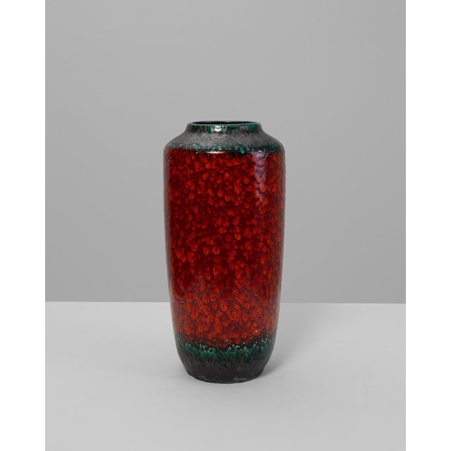 20th Century German 'W. Germany' Ceramic Vase For Sale - Image 12 of 18