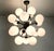 Not Yet Made - Made To Order 21st Century Diciotto Bronze Matte White Murano Sputnik Chandelier by Fabio LTD For Sale - Image 5 of 7